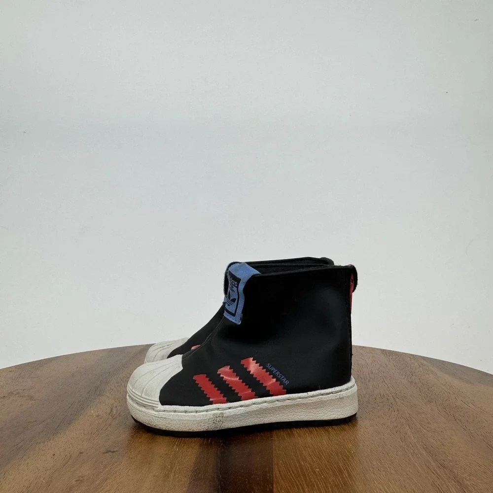 Little Kids‎ Adidas Superstar 360 Rain Boot Infant Black Bright Red Boots Size 5